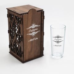 Sağlığına Yazılı Kişiye Özel Rakı Kadehi