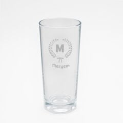 M Harfi Tasarım Ahşap Kutulu Rakı Kadehi