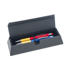 Kişiye Özel İkili Bambu Metal Kalem Seti