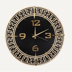 Dekoratif Ahşap Duvar Saati