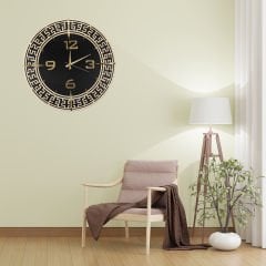 Dekoratif Ahşap Duvar Saati