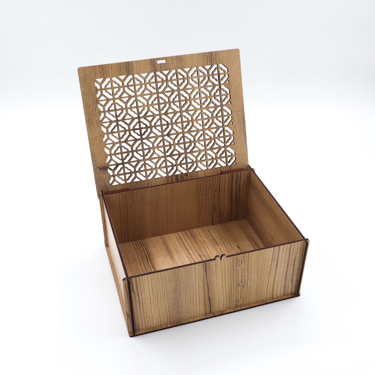 Ahşap Menteşeli Saklama Kutusu