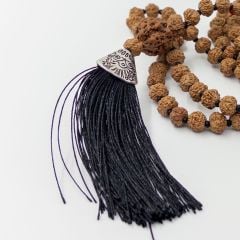 Sitrin Taşlı 108li Rudraksha Kolye (Farklı Boyutlar)