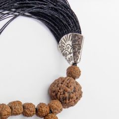 Sitrin Taşlı 108li Rudraksha Kolye (Farklı Boyutlar)