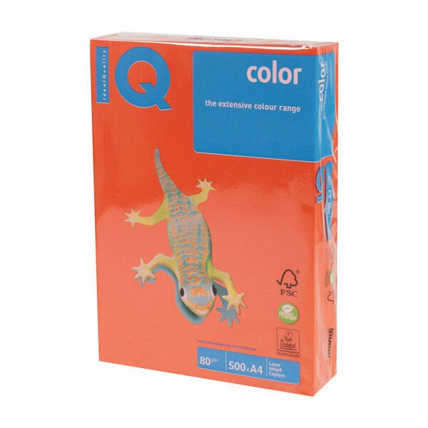 IQ A4 Fotokopi Kağıdı Renkli 80 g/m² 500'lü Paket Kırmızı