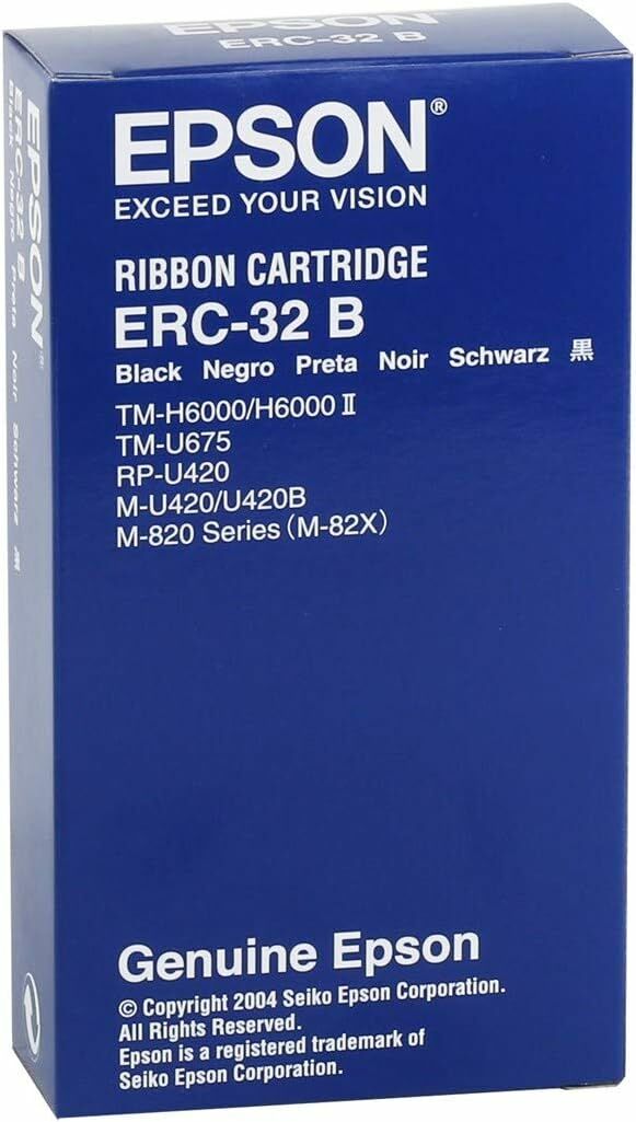 Epson ERC-32B C13S015371 Yazıcı Şeridi Siyah