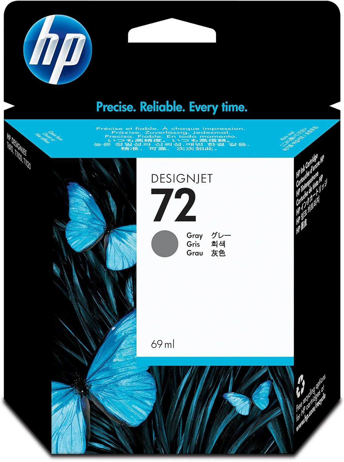 HP 72 C9374A Mürekkep Kartuş Gri