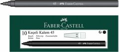 Faber-Castell 45 Keçeli Kalem Siyah