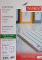 Tanex TW-2102 Yazıcı Etiketi 210 x 148.5 mm 200 Adet Beyaz