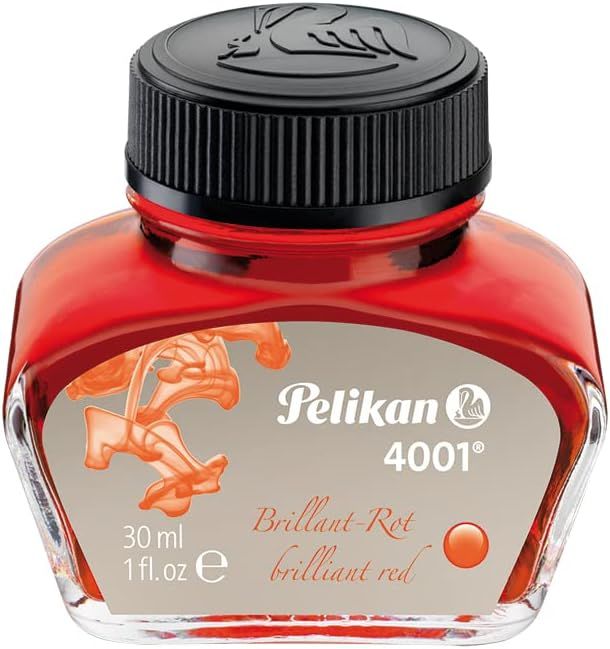 Pelikan 4001 Şişe Mürekkep 30 ml Kırmızı