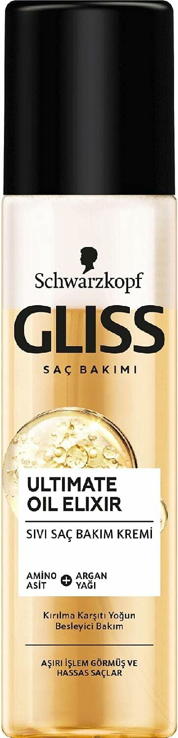 Gliss Schwarzkopf Ultimate Oil Elixir Sivi Saç Kremi 200 ml