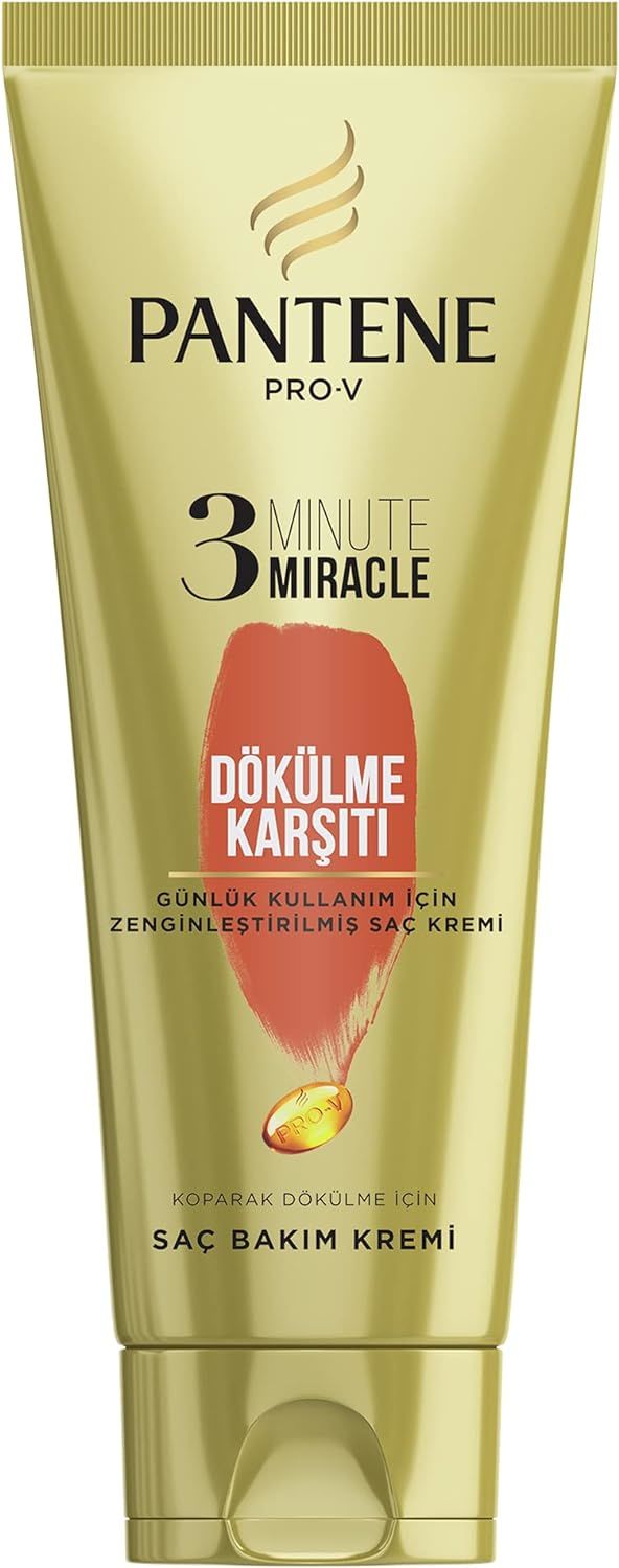 Pantene 3 Minute Miracle Saç Dökülmelerine Karşı Koruma Saç Bakım Kremi 200 ml