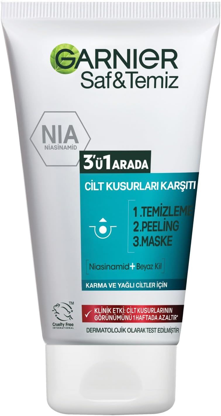Garnier Skin Naturals Saf & Temiz 3ü 1 Arada 150 ml