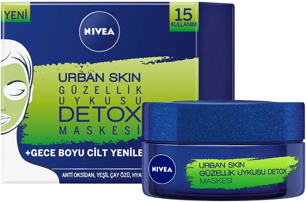 Nivea Urban Skin Detox Güzellik Uykusu Maskesi 50 ml