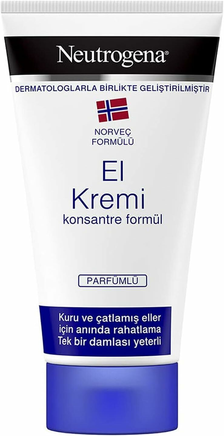 Neutrogena Norveç Formülü Konsantre El Kremi Parfümlü 75 ml