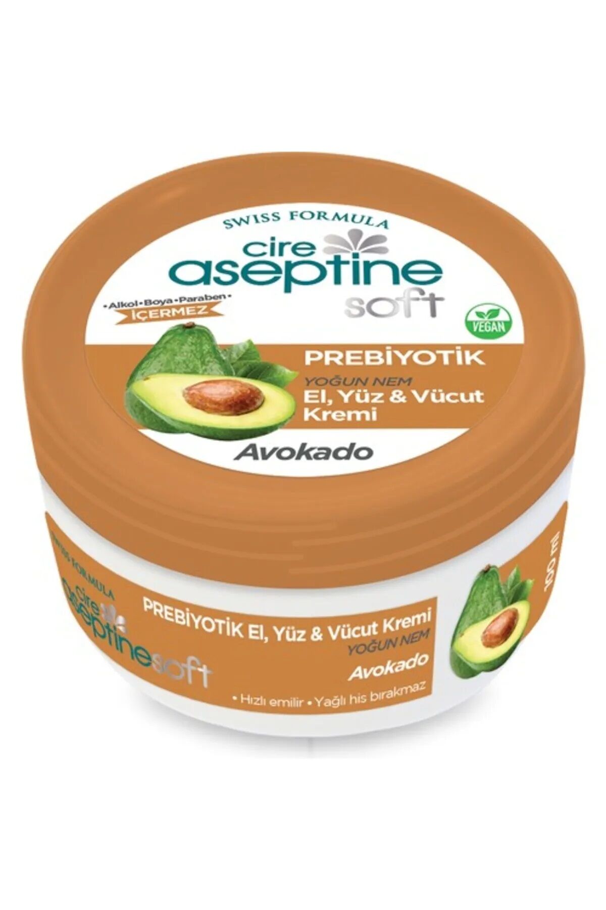 Cire Aseptine Soft Avokado Özlü Yoğun Nemlendirici Prebiyotikli Krem 100 ml