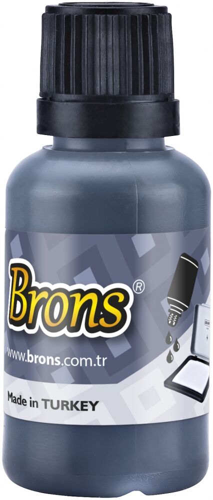 Brons Br-315 Istampa Mürekkebi 30 ml Siyah