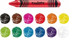 Carioca Mini Elleri Kirletmeyen Yıkanabilir Pastel Boya Kalemi 12'li