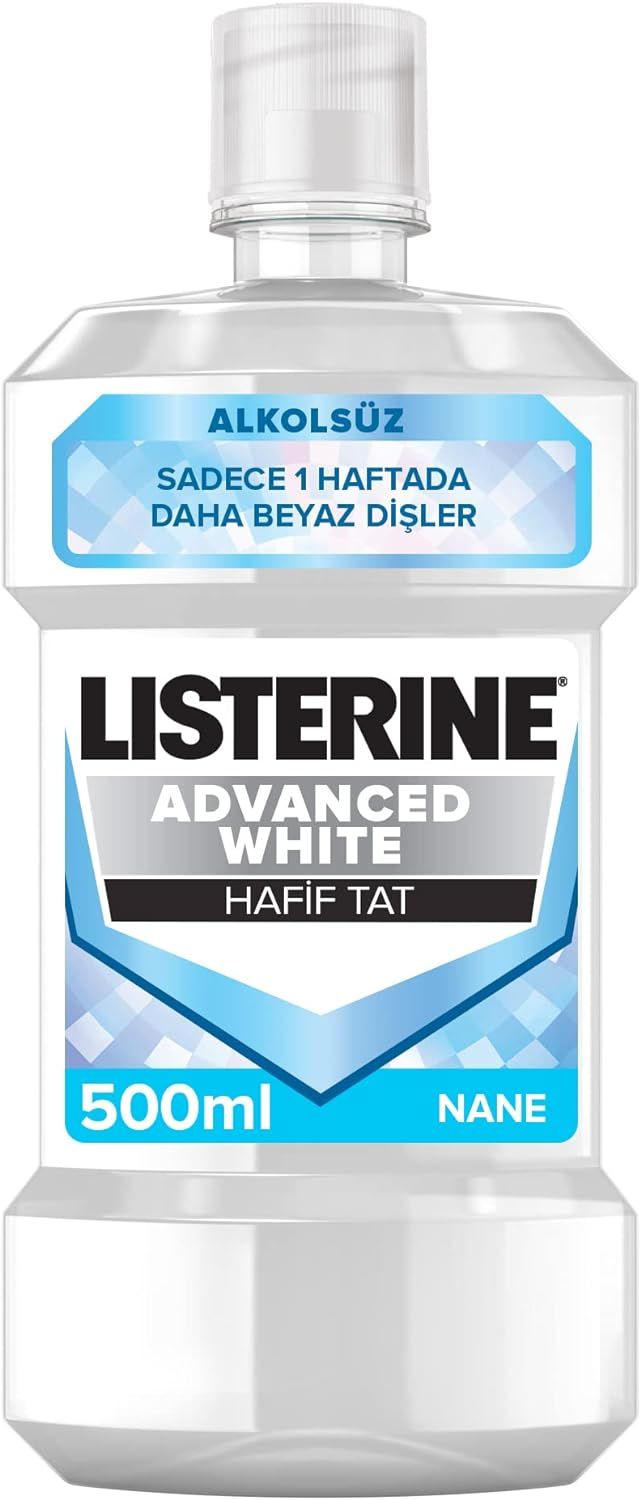 Listerine Advanced White Hafif Tat Ağız Bakım Suyu 500 ml