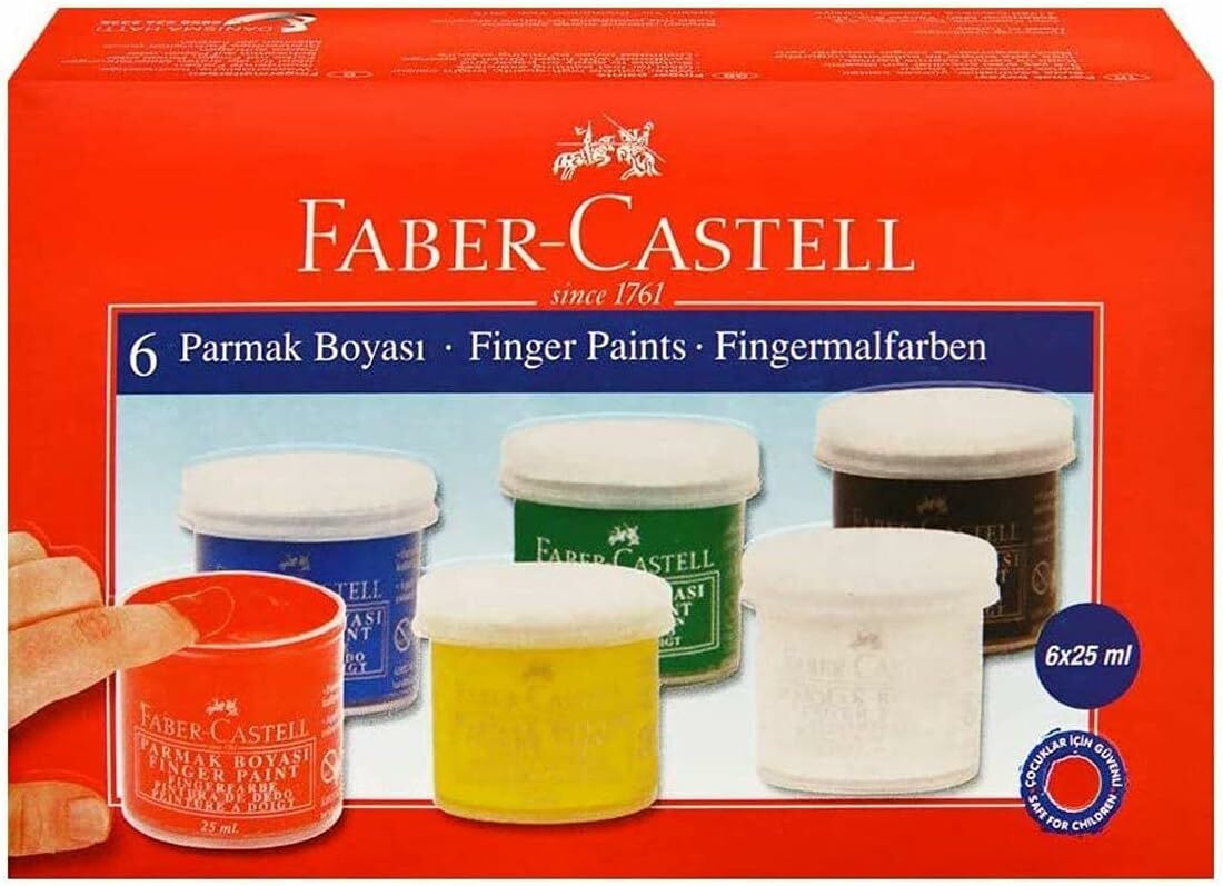 Faber-Castell Parmak Boya 6 Renk