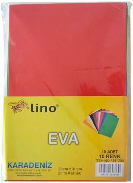 Lino Eva 20 x 30 cm 10 Renk 2 mm