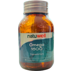 Natuwell Omega 1600 Takviye Edici Gıda 30 Yumuşak Kapsül