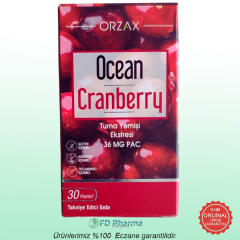 Ocean Cranberry Turna Yemişi Ekstresi 36 mg Pac 30 Kapsül
