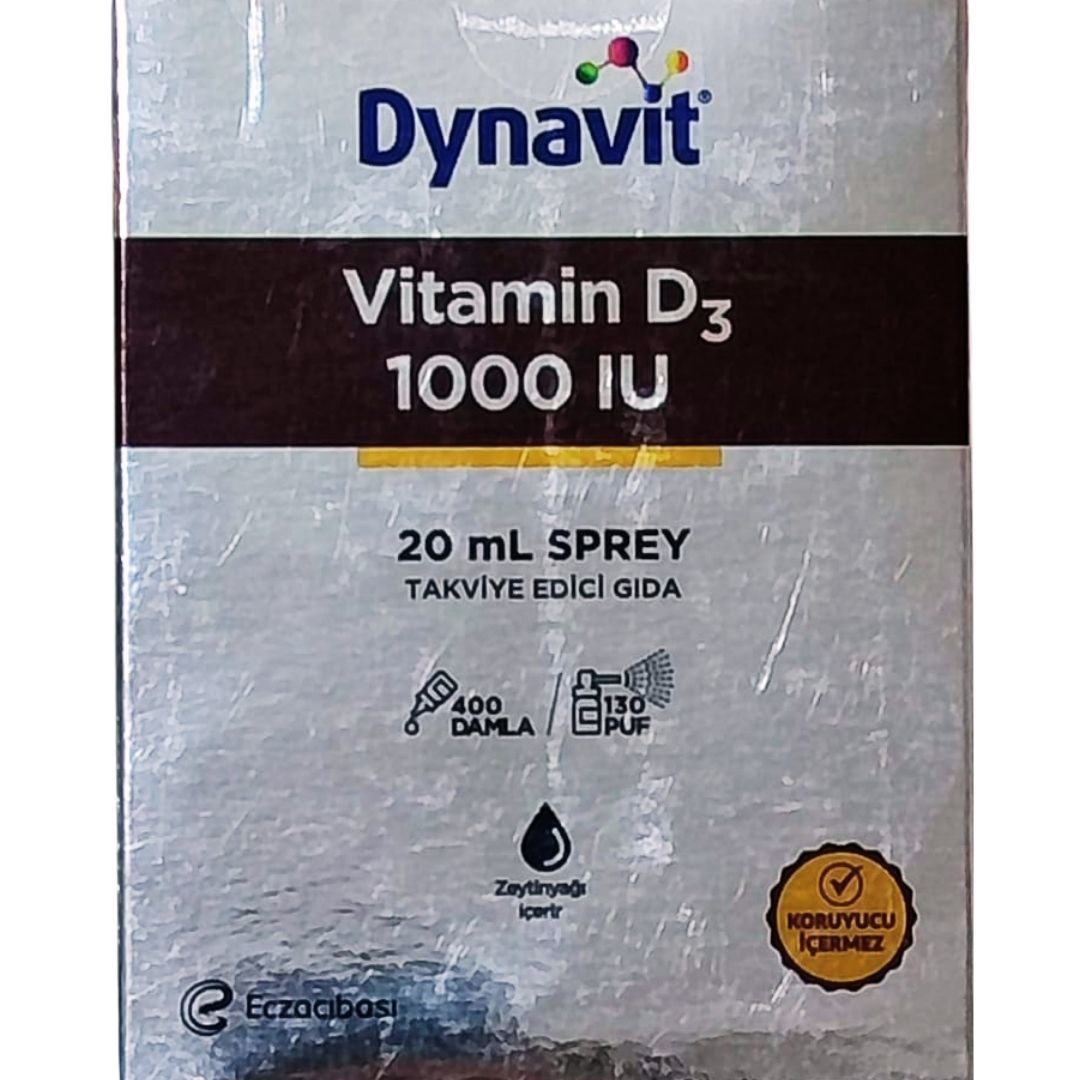 Dynavit Vitamin D3 1000 IU Sprey 20 ml