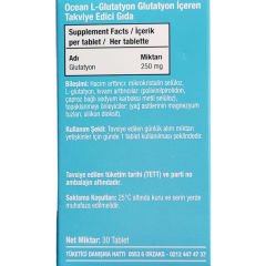 Ocean L-Glutatyon 250 mg 30 Tablet