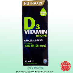 Nutraxin D3 1000 IU Vitamin Damla 10 ml