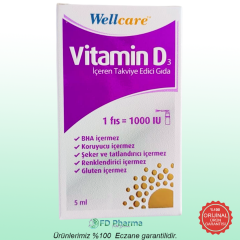 Wellcare Vitamin D3 1000 IU 5 ml sprey