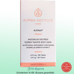 Alpinia Institute Akgünlük 615 mg 180 Tablet