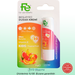 Fe Kids Besleyici Dudak Kremi SPF50 Tropical Fruit 5gr