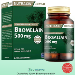 Nutraxin Bromelain Ananas 60 Kapsül