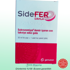 SideFer Damla Takviye Edici Gıda 30ml Şişe + 1 Adet Toz