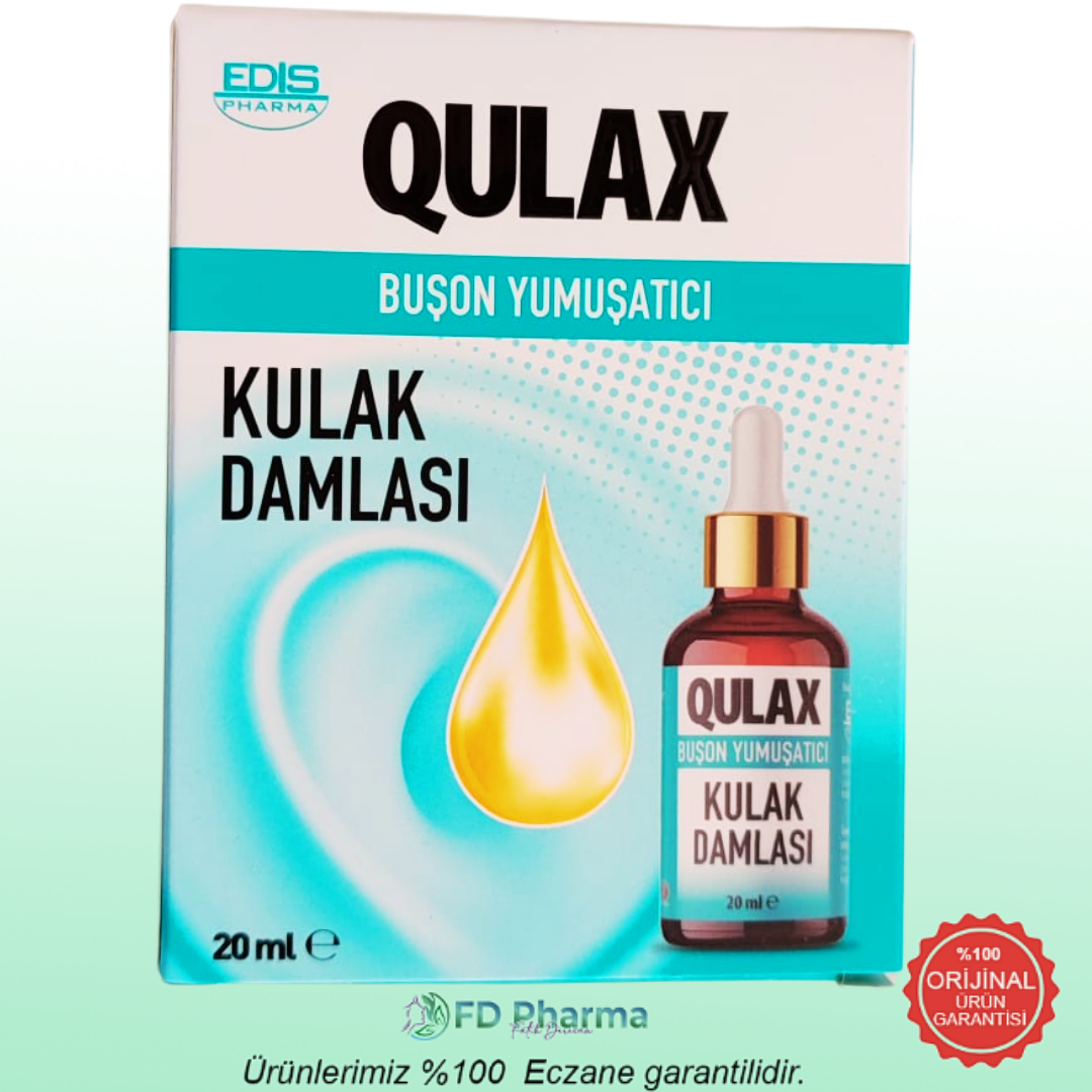 Qulax Buşon Yumuşatıcı Kulak Damlası 20 ml