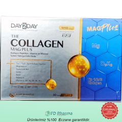 Day2Day Collagen Mag Plus Çilek Karpuz Aromalı 30 Saşe