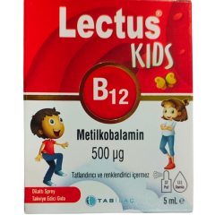 Lectus Metilkobalamin Kids B12 Dil Altı Sprey 5 ml