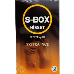 S-Box Hisset Prezervatif 12 Adet