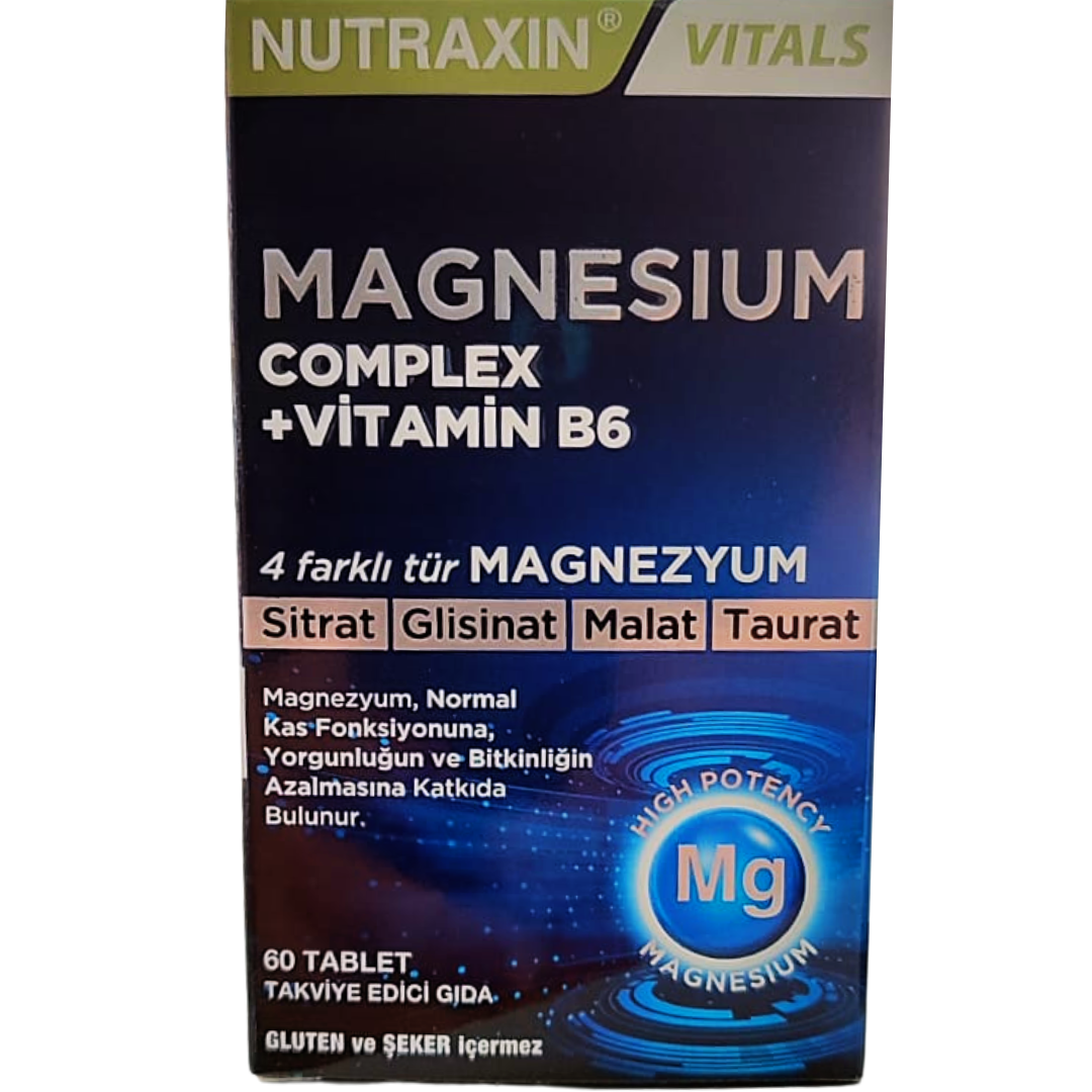 Nutraxin Magnesium Complex Vitamin B6 60 Tablet