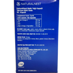 Naturalnest Omega 3 30 Kapsül