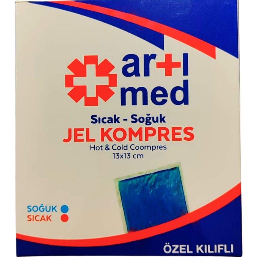 Artımed Sıcak Soğuk Jel Kompres Özel Kılıflı 13x13 cm