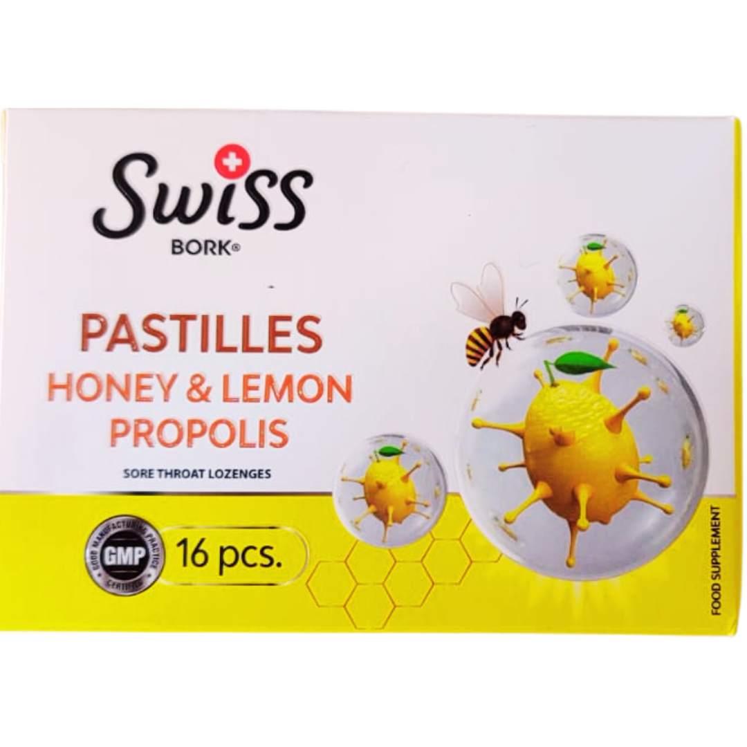 Swiss Bork Bal Limon Propolis Pastil 16'lı