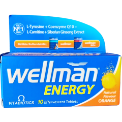 Wellman Energy 10 Effervesan Tablet