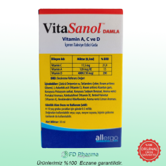 Vitasanol Drops ACD3 Damla 30 ml