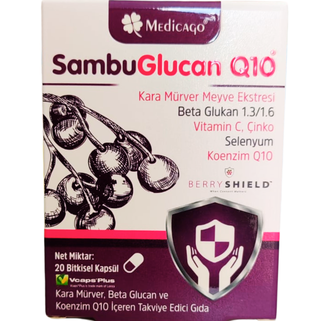 Medicago SambuGlucan Q10 20 Kapsül