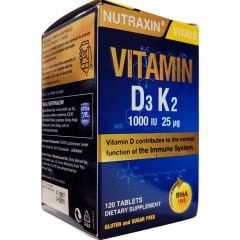 Nutraxin Vitamin D3K2 1000 IU 120 Tablet