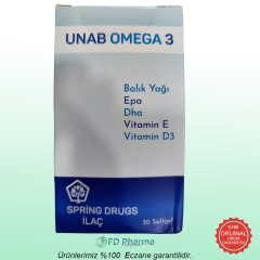 unab omega 3  yumuşak 30 kapsül