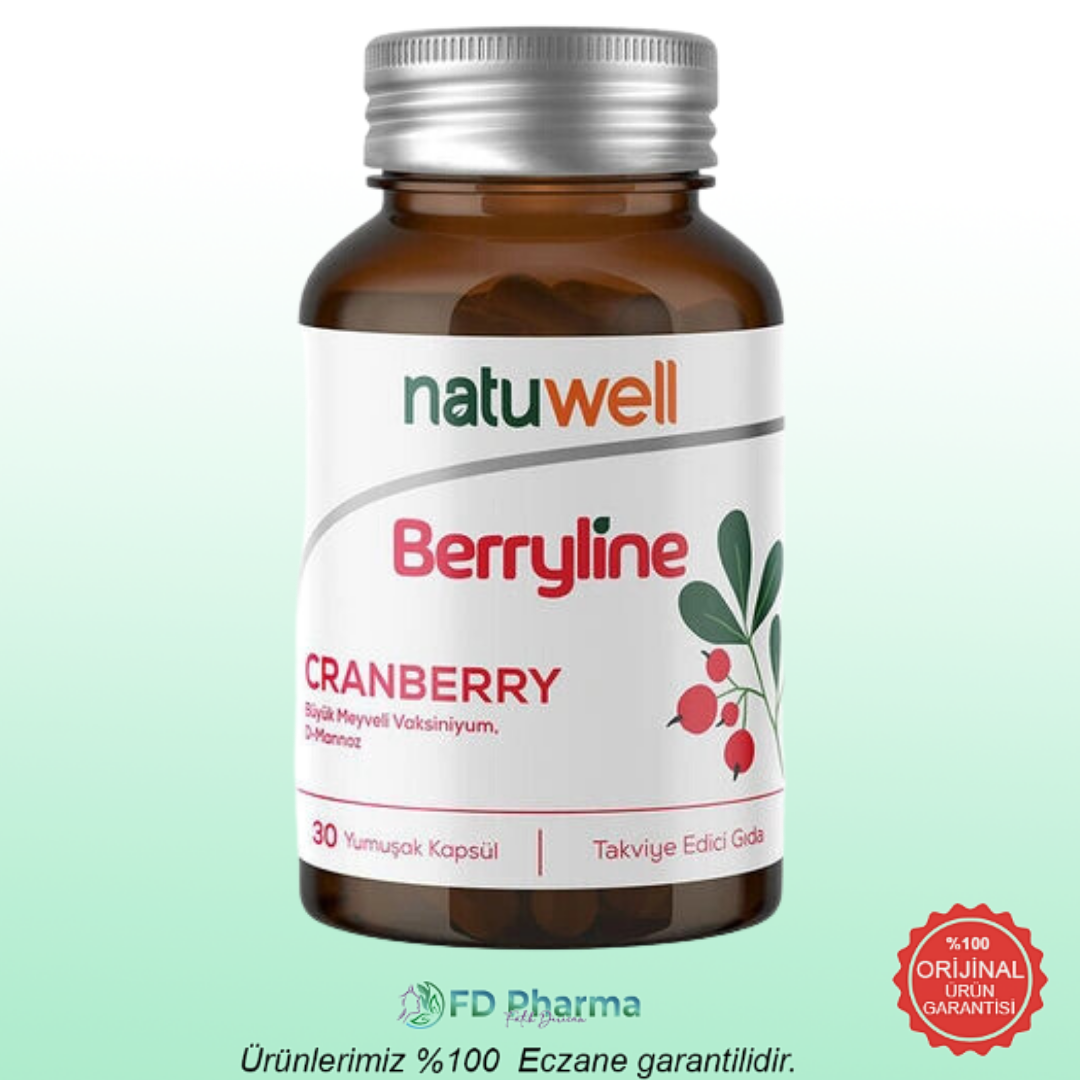 Natuwell Berryline Cranberry 30 Yumuşak Kapsül