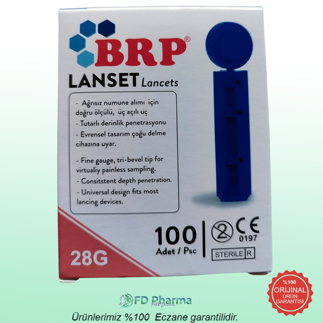 BRP LANSET 100 ADET STERİL